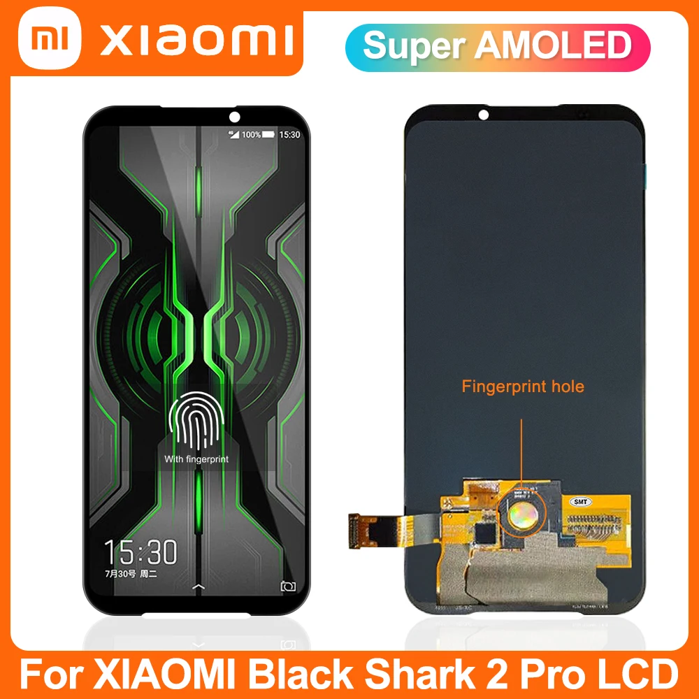 Super Amoled экран для Xiaomi Black Shark 2 Pro ЖК-дисплей 6 39 дюйма сенсорный дигитайзер в сборе