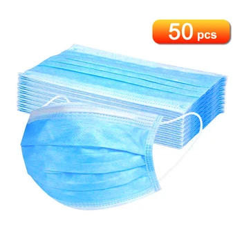 

10 Pcs Face Cover Disposable mask Stop PM2.5 Particle Respirator Breathable Dustproof Mouth Cover