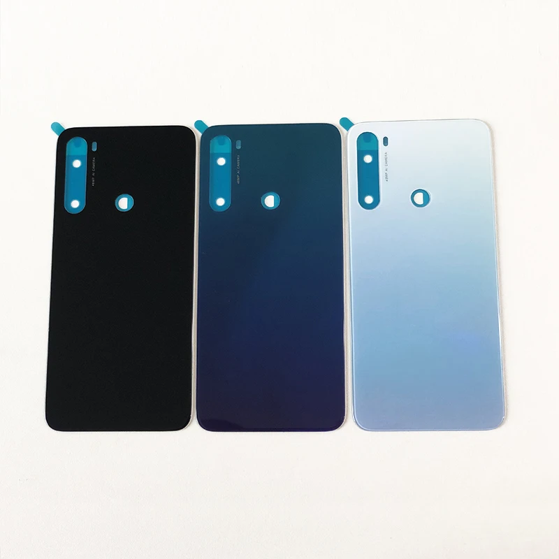 Axisinternational для 6," Xiaomi Redmi Note 8 Стекло задняя Батарея крышка чехол Корпус с 3 м клейкой ленты для Redmi Note 8