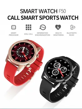 

F50 Bluetooth Call Smart Watch Men Custom Dial Full Touch Screen Smartwatch For Android iOS Women Sports Watches