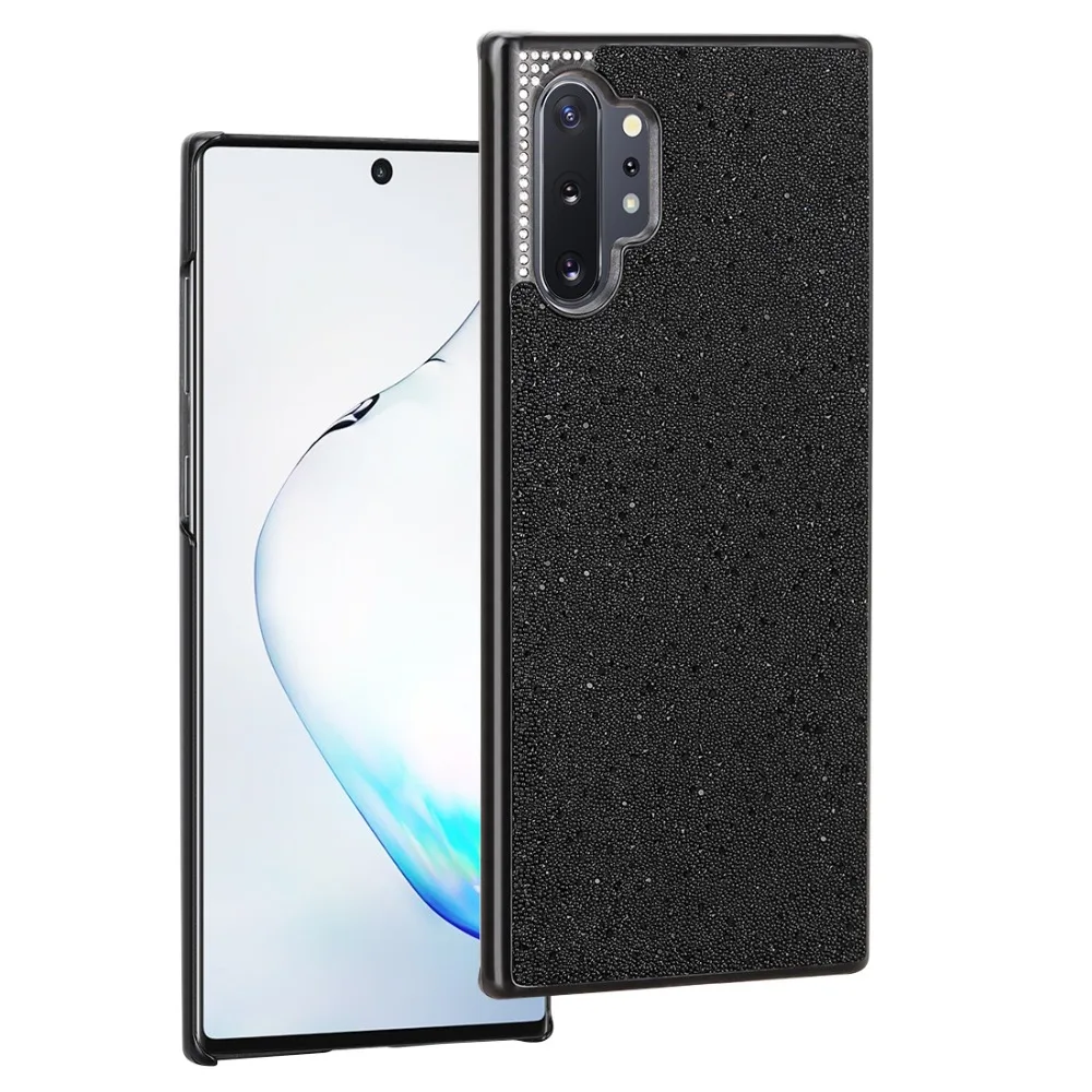 Модный сверкающий блестящий чехол для телефона samsung Galaxy Note 10 Plus порошок блестки Алмазная крышка для Galaxy Note 10 Plus