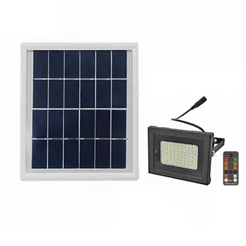 

Remote Control Solar Power Lamps Dual-color Plastic Outdoor 80 LED Light Waterproof ABS Outdoor Garden Wall Lighting