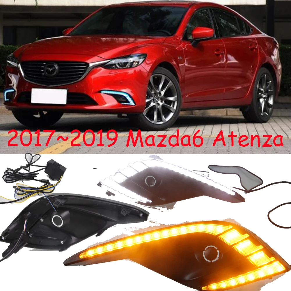 1 комплект фар бампера для мазда6 mazda 6 atenza дневного света 2017 ~ 2019y автомобильные