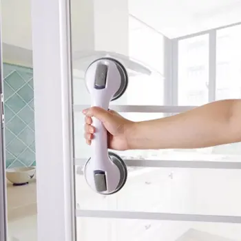 

Bathroom Suction Cup Anti-slip Handle Suction Cup Type Armrest Free Drilling Installation Heavy Weight Bear Door Support