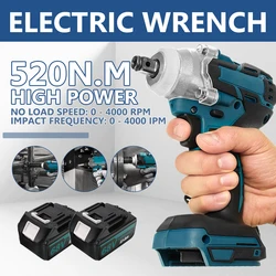 Makita – clé électrique 18V double/simple, Impact sans balais, outils électriques, perceuse Rechargeable, tournevis sans fil pour batterie 