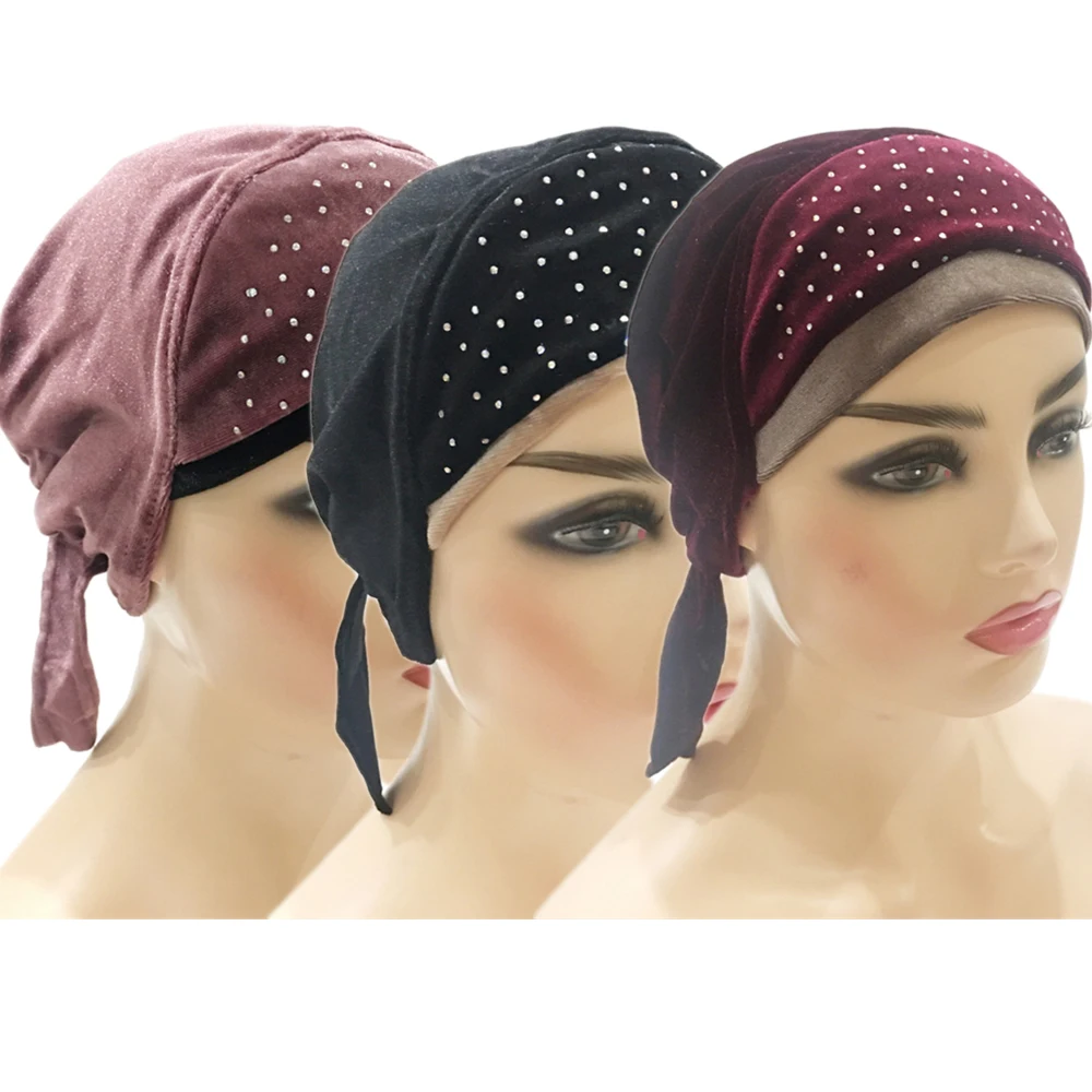 Sciarpa donna chiffon tinta unita turbante hijab sciarpe foulard