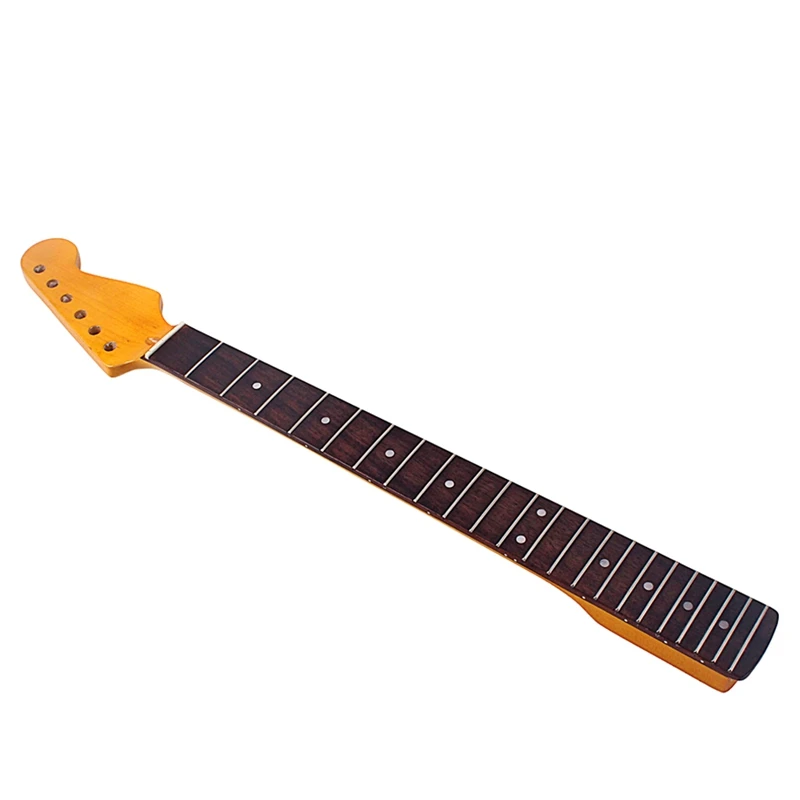 22 лада Тигр Пламя клен гитара шеи палисандр гриф для ST FD сменный фиксатор для электрогитары
