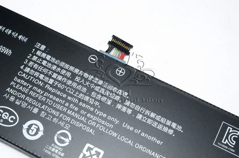 JIGU R13B02W R13B01W ноутбук Батарея для Xiaomi Mi воздуха 13," планшет серии R13B02W R13B01W 7,6 V 39Wh