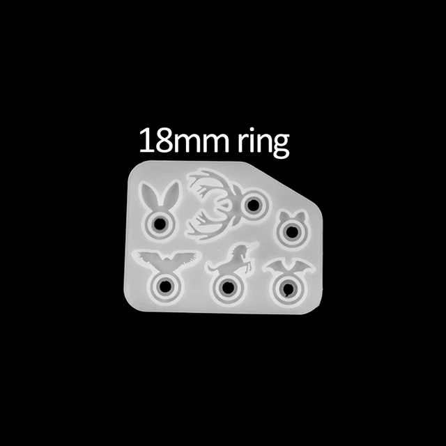 1Pcs Rings Resin Epoxy Molds Mixed Size Silicone Casting Molds Tool For DIY Jewelry Making Findings Supplies Accessories 8