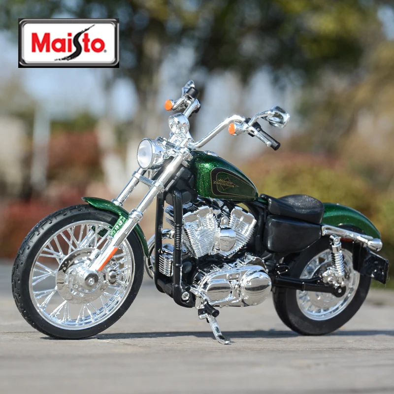 Maisto 1:12 2013 XL 1200V семидесяти два литья под давлением модель мотоцикла Игрушка