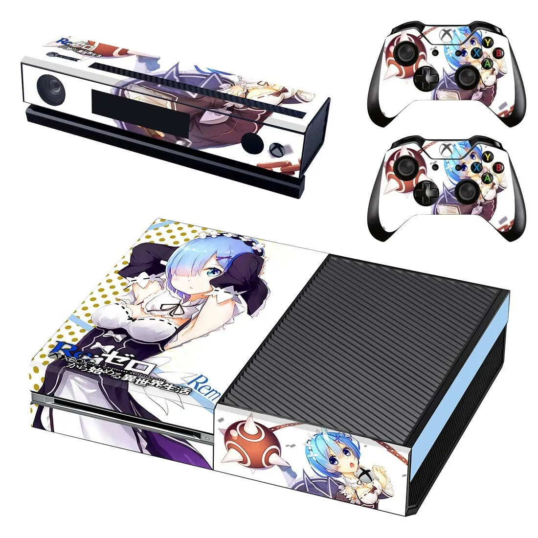 Re: жизнь в другом мире от zero sticker s для Xbox one кожная наклейка для Xbox one консоль Kinect два контроллера Skins