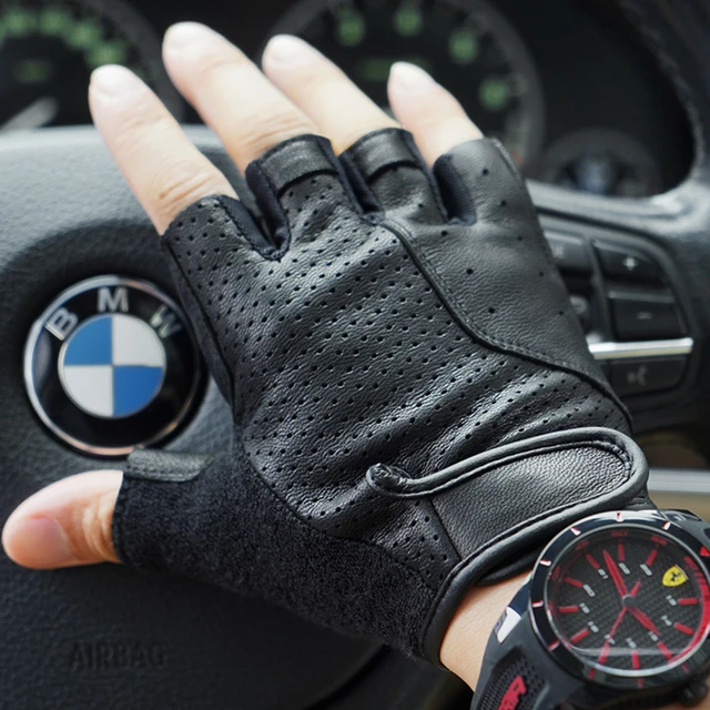 Guantes de conducir piel para hombre