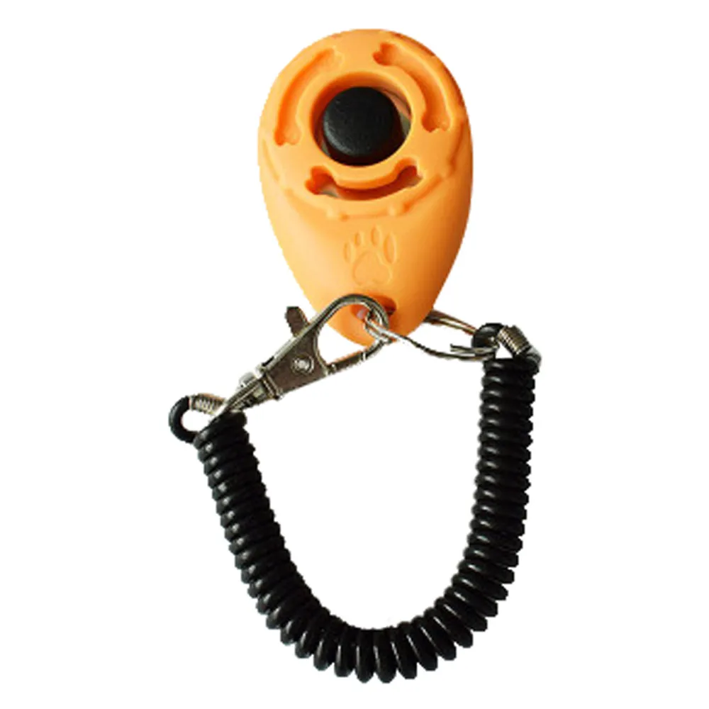 Dog Supplies Dog Pet Click Clicker Training Trainer Toy Aid Guide Wrist Band Accessories Set Dog Trainings Tools