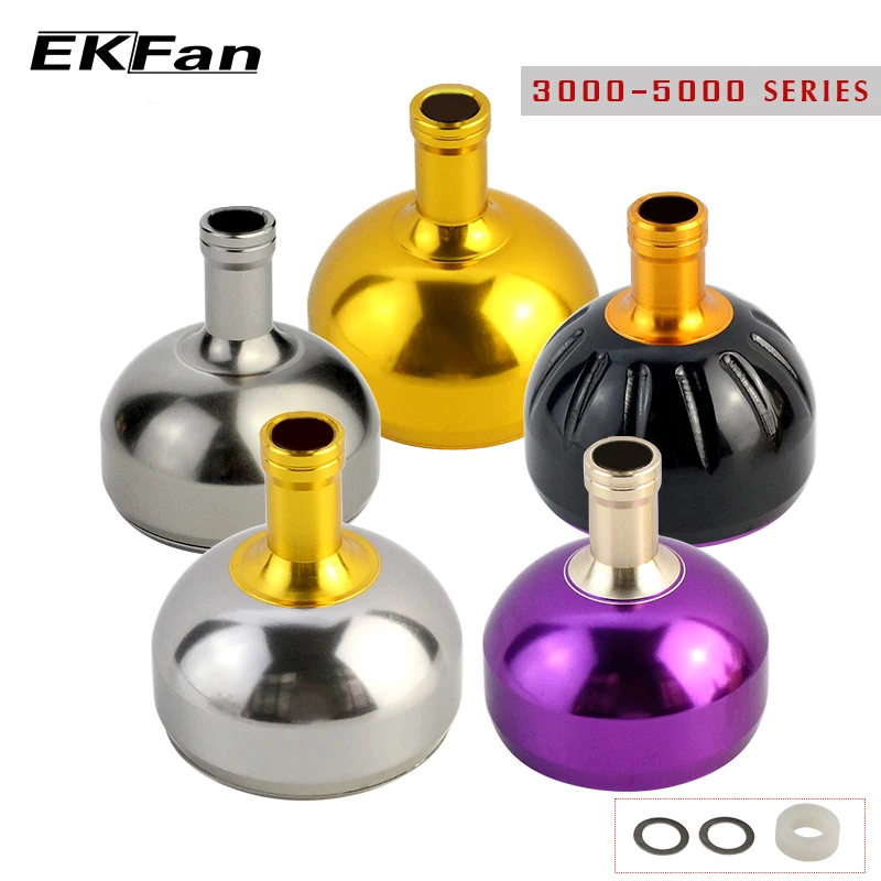 

EKfan 3000-5000 Series New Design Machined Metal Fishing Reel Handle Knobs Bait Casting Spining Reels Fishing Tackle Accessory