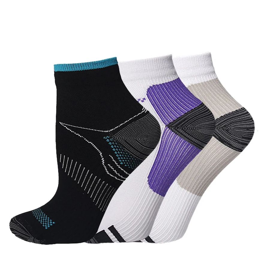 

Comfort Foot Anti Fatigue Women Compression Socks Elastic Men's Socks Running Hiking Football Pressure Socks Short Socks