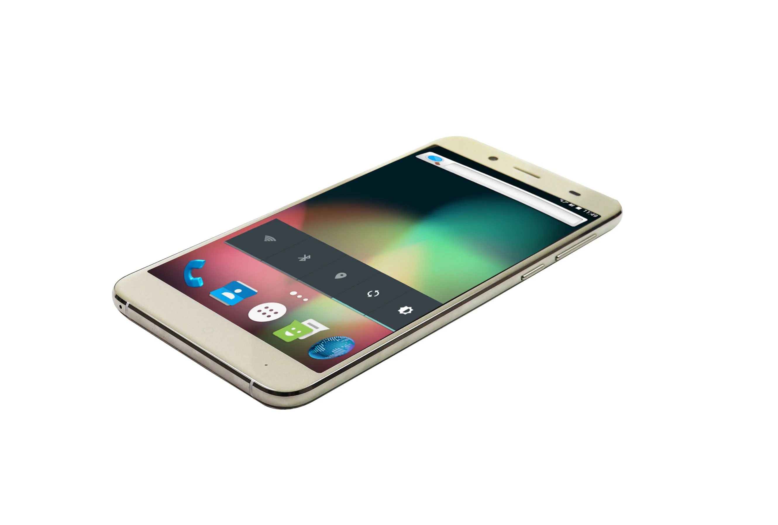 Распродажа 5," экран Android 6,0 сотовый GSM 3g смартфон дешевый мобильный телефон 2 Гб 16 Гб телефоны Google Pl - Цвет: Золотой