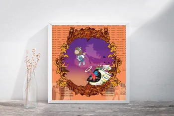 

Kanye West Graduation Music Album Canvas hip hop Poster No FRAME