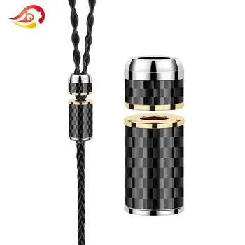 

ARTVANO 6.0mm to 5.0mm Bright Shell Y Splitter Slider Carbon Fiber Audio Jack Adapter Earphone