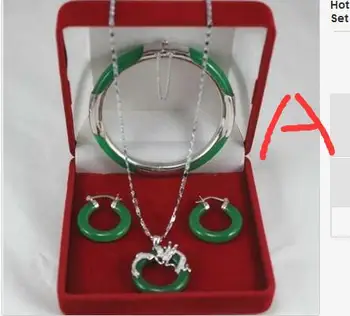 

FREE SHIPPING Latest ! Fashion jewelry light green red purple necklace pendants, earrings , bracelets Set 5.23