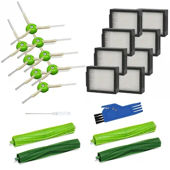 

Multi-Surface Rubber Brush Side Brush Replacement Accessory Kit for IRobot Roomba I7 I7+/I7 Plus E5 E6 Vacuum Cleaner
