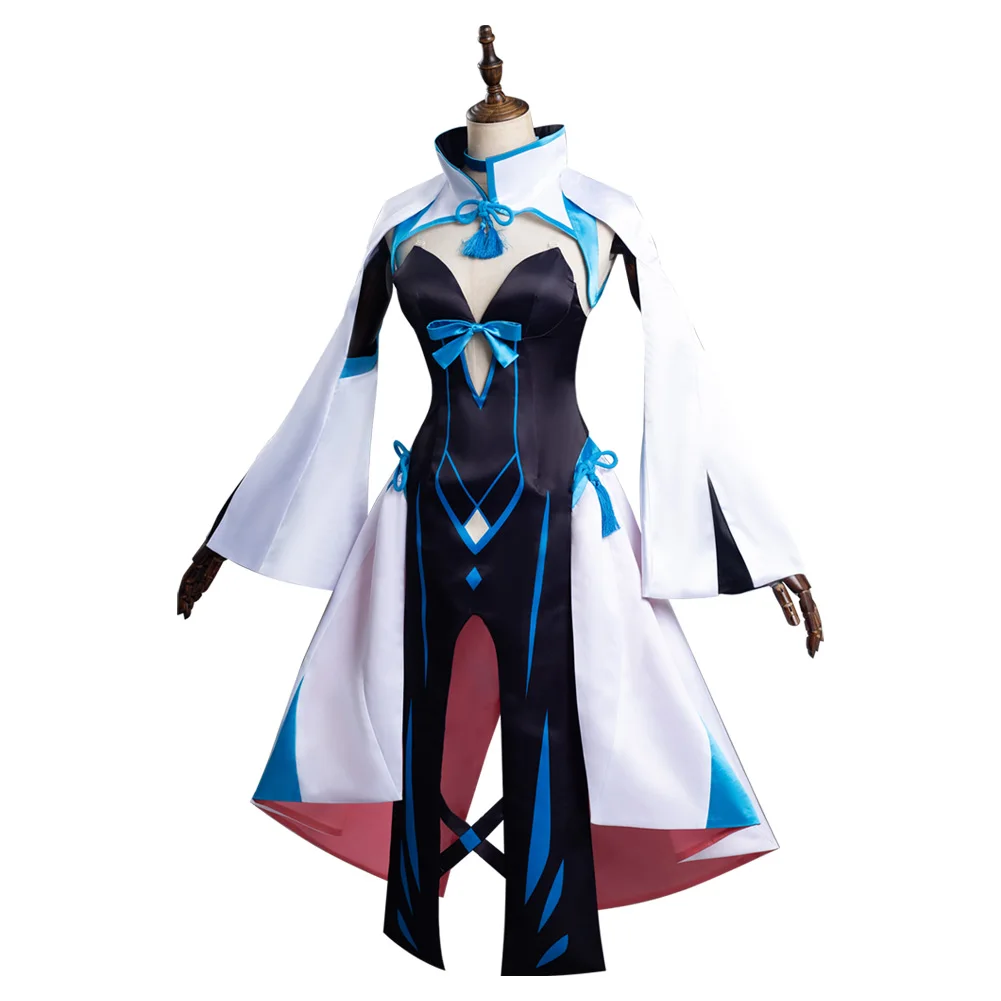 Fate/Grand Order FGO Morgan le Fay Cosplay Costume Halloween Carnival Dress Outfits 3