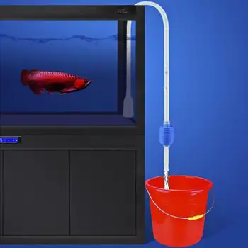

Aquarium Cleaner Vacuum Pump For Fish Tank Wash Sand Trap Filter Changer Tank Washing Pump Siphon Suction Pipe Change Water