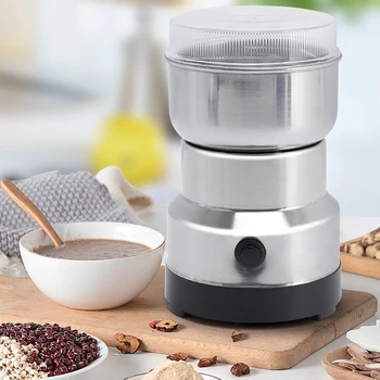 

Multifunction Mini Grinder Machine Household Electric Grain Grinder Stainless Steel Blade Coffee Bean Nut Grinder