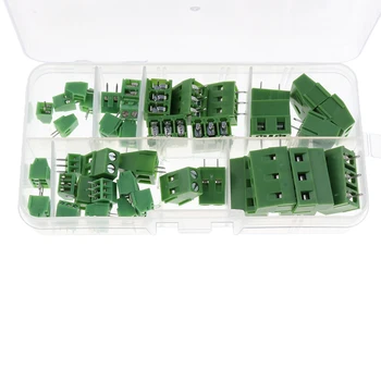 

40x Screw Terminal Block Connector 2.54/3.81/5.0/7.5mm 2P 3P Pitch PCB Mount