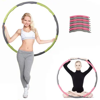

Fitness Exercise Weighted Hoop for Adults Lose Weight Fast Exercise Travel Workout Fat Burning Healthy Detachable