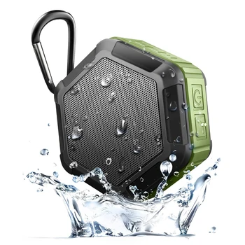 

Portable Travel Bluetooth Speaker Waterproof IPX7 With Snap Hook Wireless Hands-free Speaker Outdoor Sport Sound Box Loudspeaker