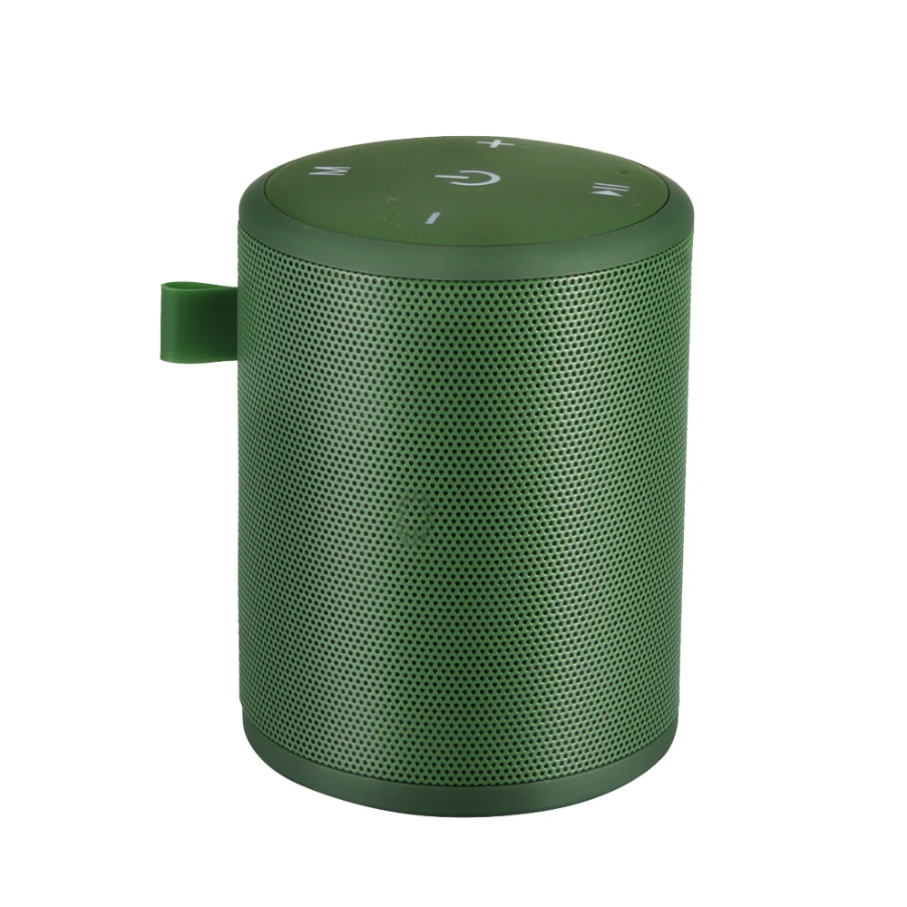 Army green Мини Открытый водонепроницаемый Bluetooth 4,2 динамик портативный стерео беспроводной громкоговоритель с микрофоном TF карта серии подключение BT динамик s - Color: Army green