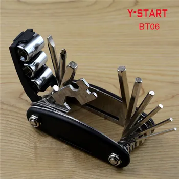 

Y-START BT06 Bicycle Tools Sets multifunctional bike tools for outdoor, camping , Riding, EDC tool with torix