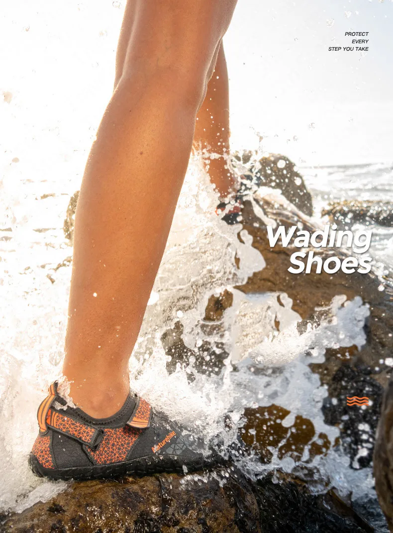 Naturehike Wading Sapatos Alta Malha Elástica Capa Descalço Antiderrapante Tênis Feminino - Masculino Secagem Rápida Atléticos Confortáveis 2 High Quality Esporte e Lazer