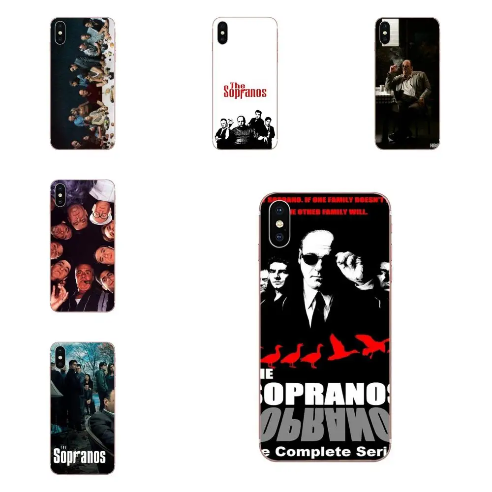

For Apple iPhone X XS Max XR 4 4S 5 5C 5S SE 6 6S 7 8 Plus Soft Silicone TPU Transparent Case Cover The Sopranos
