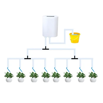 

8 Head Automatic Watering Pump Controller Flowers Plants Home Sprinkler Drip Irrigation Device Pump Timer System Outdoor