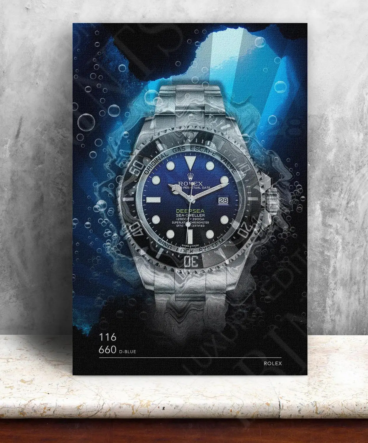 Dekorasi Rumah 1 Buah Jam Tangan Modis Kanvas Rolex Lukisan Poster Seni Dinding Bingkai Foto Modular Untuk Latar Belakang Samping Tempat Tidur Aliexpress