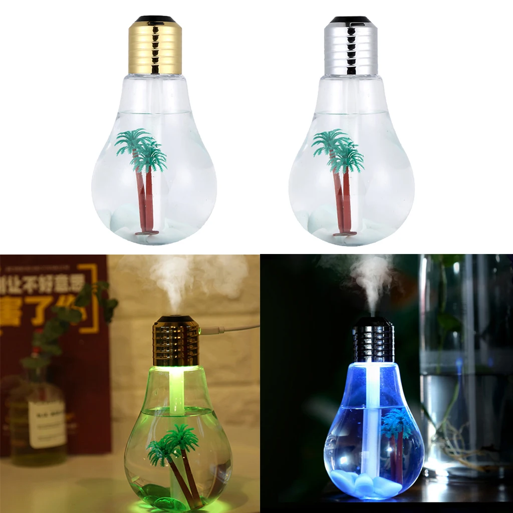 LED Ultrasonic Humidifier Mist Atomizer Car Aromatherapy Color Changing