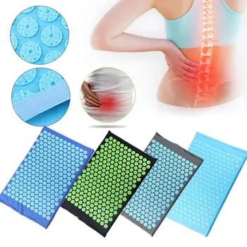 

1PC Acupressure Massager Mat Yoga Massage Relieve Stress Mat Neck Back Foot Massage Acupressure Cushion For Body Pain Relief