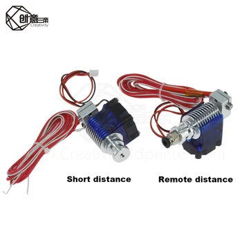 

Creativity V6 Extruder Kit Cooling Fan Bracket Block Nozzle 0.4mm 1.75mm Filament Bowden Parts 3D printer