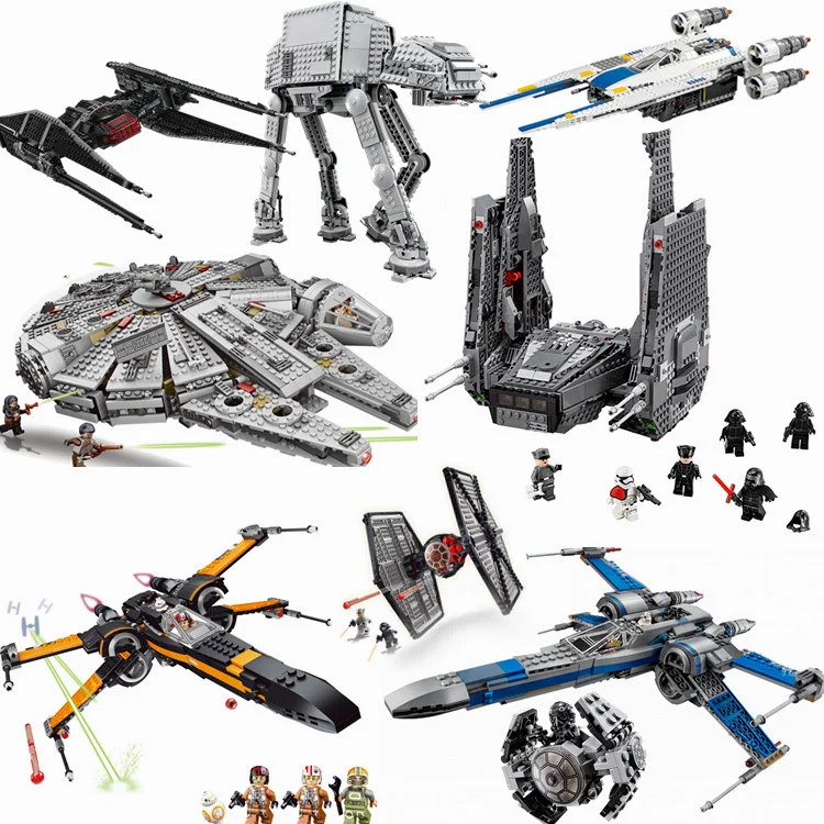 

2019 New Star Wars Rancor Pit Destroyer Costruzion Tauntaun Warship Microfighters Building Block Toys Compatible With