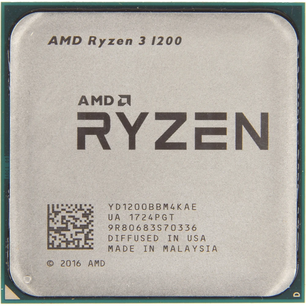Процессор AMD Ryzen 3 1200 AM4(YD1200BBM4KAE)(3,1 GHz) OEM