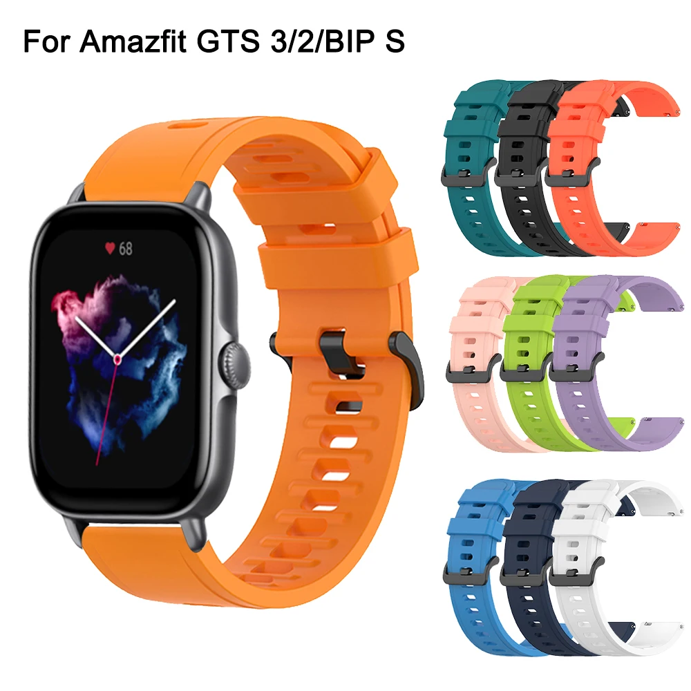 Correa para Amazfit Bip U Pro Naranja y Negro