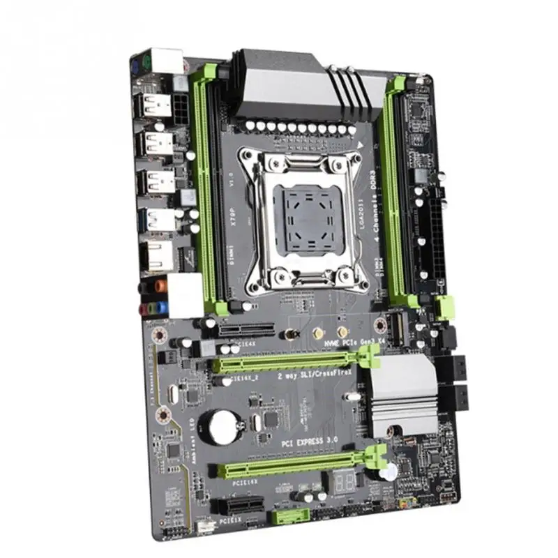 

X79 Motherboard LGA 2011 DDR3 Four channels Memory 64G REG ECC RECC SATA 3.0 USB 3.0 With M.2 NVMe For Inter LGA2011 Mainboard