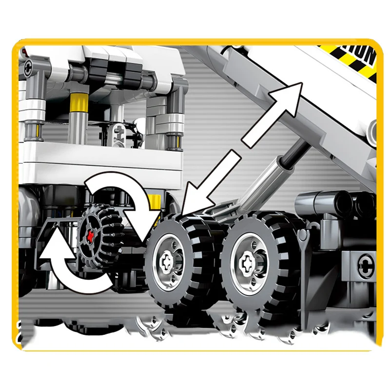 SEMBO Truck Technic модель 701704 Набор фигурок модель строительные блоки кирпичи Diy Набор игрушек подарок для детей