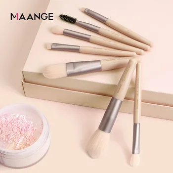 

MAANGE 4/7Pcs Makeup Brushes Set Powder Foundation Eye Blush Brush Cosmetic Professional Makeup Brush Kit Tools Maquiagem New