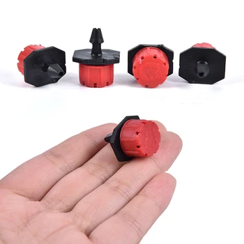 

20PCS Adjustable Pressure Compensating Drip Emitter Self-cleaning Irrigation
