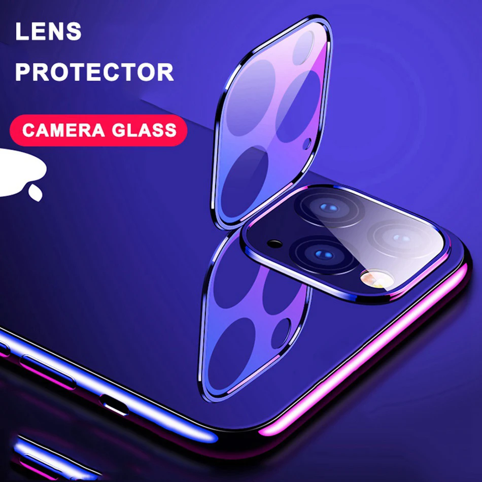 Чехол из закаленного стекла для iPhone 11 Pro Max защита объектива задней камеры
