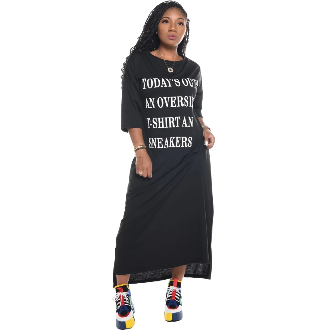GL Autumn Women winter Full Sleeve Bodycon Letter Print Open Long Maxi dress Sexy Casual club night party bandage dresses B3034