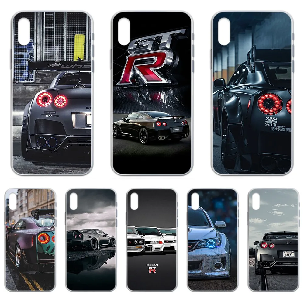 GTR Cool Car JDM 3D мягкий чехол для iphone 4 4S 5 5C 5S 6 6S PLUS 7 8 X XR XS 11 PRO SE 2020 MAX | Мобильные телефоны