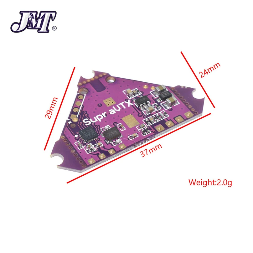 

JMT Supra-VTX 5.8G VTX 40CH 25mW 100mW 200mW Switchable FPV Transmitter VTX for Mobula7 Mobula 7 Pro FPV Racing Drone Quadcopter